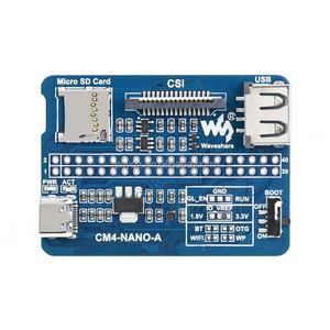 Carte d'extension Raspberry PI CM4 Mini, type NANO-CA/B/C uniquement, extension de taille CM4, caméra intégrée IMX219 8 mégapixels, interface CSI - Product Image 6