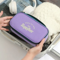 Sac Organisateur Numérique Moderne Minimaliste Multifonction Grande Capacité Idéal Voyage Étui Portable Câbles de Données Batteries Externes