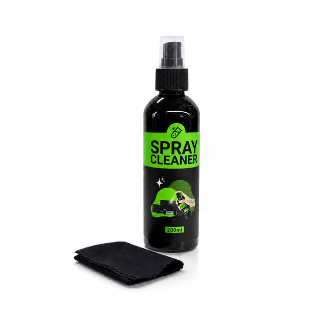 Portable 2 in 1 Screen Cleaner Spray Integrated Microfiber Cloth Wipe for Mobile Phone Tablet Laptop Screen Cleaning Mist