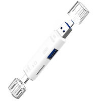5 en 1 multifonction Type C Usb Micro Usb lecteur de carte mémoire OTG lecteur de carte adaptateur