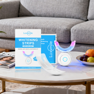 Luxsmile biểu tượng riêng tốt nhất tự nhiên tùy chỉnh tùy chỉnh Whitener Kit blanchiment dentaire làm trắng răng Dải Kit OEM - Product Image 1