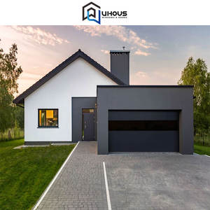 Estilo industrial 12x8 Vidrio Bifold Rolling Puertas Torsion Enrollables Springs Car Aluminio Pie para uso al aire libre Porte Garage - Product Image 2