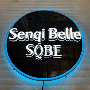 Letrero de caja de luz de publicidad exterior con logotipo personalizado Metal duradero para negocios Oficina Tiendas Hoteles Bar Mall Park - Product Image 3