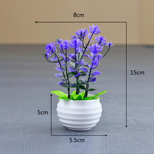 Bonsai di Eucalipto Artificiale per Decorazione Casa, Soggiorno <span class=keywords><strong>e</strong></span> Scrivania - Product Image 4