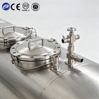 Tanque Mezclador de Acero Inoxidable de Grado Alimenticio de 500-3000L, de Doble Pared, con Control de Temperatura, para Almacenamiento de Bebidas Alcohólicas, Personalizable