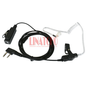 2 pins K kết nối hai cách phát thanh Walkie Talkie Tai nghe Acoustic bức xạ không khí Ống tai nghe - Product Image 5