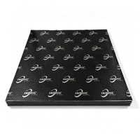 Feuille d'isolation phonique et thermique en butyl auto-adhésive avec feuille d'aluminium, 80mil, 100mil, 2mm, 2.5mm