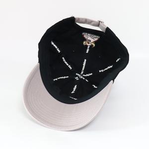 หมวกเบสบอลผ้าฝ้าย6แผงหมวกปีกโค้งหมวกพ่อหมวกกีฬาไม่มีโครงสร้างแบบสองโทนสีปักโลโก้ได้ตามต้องการ - Product Image 5