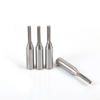 Fraise droite anti-vibration TCT à 2 dents, revêtement TiN/AlTiN, OEM/ODM pour le travail du bois CNC