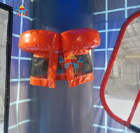 Structure de jeu gonflable à thème de manette de jeu avec toboggan pour enfants, fête de jeux vidéo