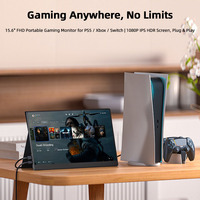Monitor Portátil de 15.6 Pulgadas con Batería Integrada de 4000 mAh, Pantalla IPS 1080P, Extensor de Pantalla USB Tipo C HDMI para Laptop, Oficina y Teléfono