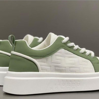 Nouvelles baskets plateforme printemps à couleurs contrastées, respirantes, en cuir synthétique, chaussures décontractées de luxe à semelle épaisse