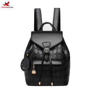 Women's New Cross-Border Casual PU Polyester Urban Simplicity <b>Backpack</b> for Commuting and Travel RTS Bulk Mixed Order - Product Image 1