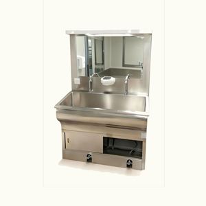 Nouvel Évier Médical Commercial Premium en Acier Inoxydable avec Commande au Pied <span class=keywords><strong>pour</strong></span> Bassin de Lavage Chirurgical - Product Image 1