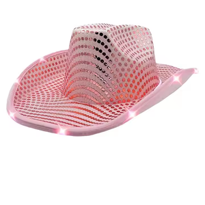 Pafu Colorful LED Light up <strong>Hat</strong> <strong>Adult</strong> Cowboy Cowgirl <strong>Hat</strong> for Halloween Christmas <strong>Party</strong> EDC Cosplay Costume <strong>Hats</strong> - Product Image 2