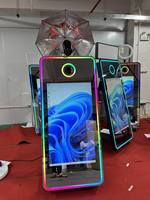 Cabina de Fotos con Espejo, Impresión Instantánea Digital, Cabina de Fotos DSLR, Vidrio Templado de 70 Pulgadas para Bodas, Fiestas de Cumpleaños y Eventos