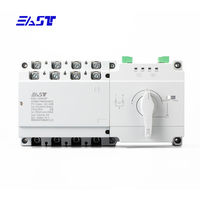 EAST ES3 125B 4P Commutateur de transfert automatique triphasé de niveau PC ATS 125A, inverseur de source double alimentation AC400V, pouvoir de coupure 120kA