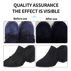Suministro de fábrica Limpieza en aerosol para el cuidado del calzado en color natural Nubuck Suede Leather Liquid Shoe Polish Quitamanchas - Product Image 5
