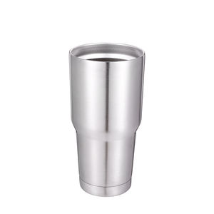 แก้วน้ำสแตนเลสขนาดใหญ่ผนังสองชั้นขนาด30ออนซ์ฝาเลื่อน - Product Image 3