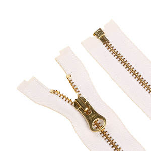 سحاب # 5 سحابات معدنية فضية مخصصة بشعار مطبوع، منزلق نحاسي معدني خالٍ من النيكل مصنوع من البولي أوكسي ميثيلين للحقائب والأحذية والملابس والمنسوجات المنزلية - Product Image 4