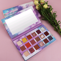 Facilement pigmentée Offre Spéciale 18 couleurs Palette d'ombres à paupières Couleur d'ombre personnalisée