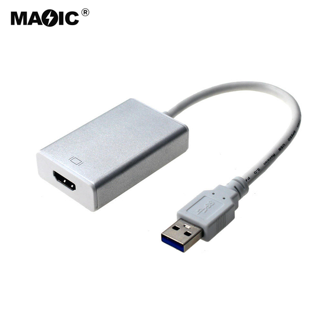 Wholesale Full HD 1080P USB to HDMI Adapter USB3.0 to HDMI Adapter for PC Laptop Projector and HDTV