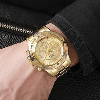 Ensemble de 7 montres à quartz pour homme, en acier inoxydable, très vendu, pour la fête des pères, anniversaire, pour papa, patron, ou avec logo personnalisé