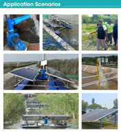 Pompe submersible sans balais DC 48V 7m³/h 2 pouces 37m de hauteur de refoulement 750W, pompe à eau solaire pour puits profond, pompe submersible pour l'irrigation