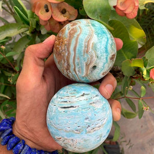 Sphère en héminormite naturelle en gros, artisanat sculpté écologique, pierre précieuse de guérison, cadeau de décoration Feng Shui - Product Image 3