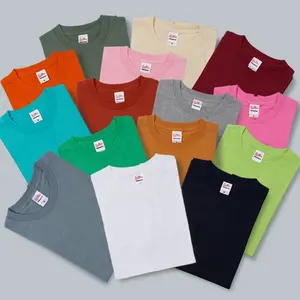 Camisetas personalizadas para homens de algodão 230 gramas cor suja pesada