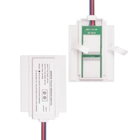 Miroir de salle de bain intelligent DC12V avec variateur tactile, anti-buée, IP22, double bouton, capteur capacitif
