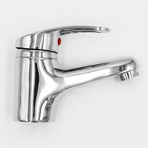Grifo de Lavabo Monomando de Cerámica de Estilo Moderno con Válvula de Agua Fría/Caliente para Baño - Product Image 2