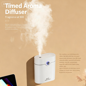 Vente en gros : Mini nébuliseur portable 400 ml, humidificateur, purificateur d'air, diffuseur d'ambiance et veilleuse pour voitures, chambres et maisons, en plastique - Product Image 5