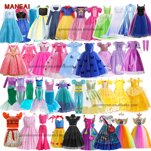 Anna Elsa <span class=keywords><strong>Reine</strong></span> <span class=keywords><strong>des</strong></span> <span class=keywords><strong>Neiges</strong></span> Danse Princesse <span class=keywords><strong>TV</strong></span> & Movie Costume Noël Halloween Cosplay Fête d'Anniversaire Déguisement Elsa Costumes - Product Image 1