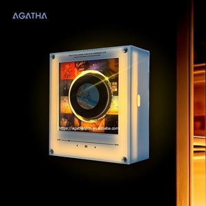 Luz Nocturna Personalizada, Altavoz de Vinilo, Set de Regalo, Foto Acrílica Personalizada, CD Giratorio, NFC, Imán para Refrigerador, Reproductor de Música - Product Image 4