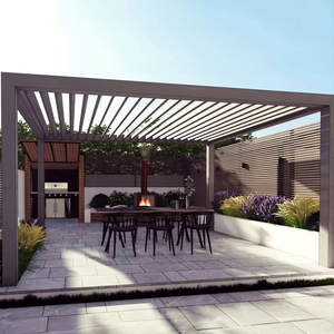 Pergola bioclimatique LFL, pavillon de repos extérieur, couleur de conception optionnelle, aluminium, jardin à domicile - Product Image 5