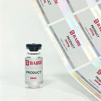 Etiquetas Personalizadas para Viales de 3ml, 5ml, 10ml, 20ml, 30ml, Etiquetas Adhesivas de Vinilo Resistentes al Agua para Péptidos, Etiquetas para Cosméticos