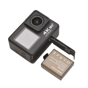 Supporto per fotocamera a doppio colore Wifi IPS telecomando impermeabile 60Fps Action Camera 4K