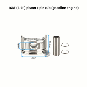 Sinaike 168f 170f 188f 190f GX160 xăng động cơ Phụ tùng máy móc nông nghiệp 6.5 7.5 13HP bao gồm Piston Pin Snap Ring - Product Image 4