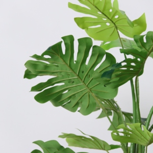 Monstera Deliciosa, arbre décoratif en bonsaï, plantes en plastique, pots, aménagement paysager, plantes modernes, plantes d'intérieur, plantes artificielles - Product Image 2