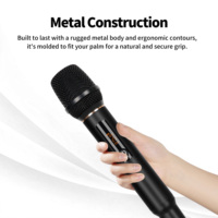 Meilleur SK-3000 Microphone dynamique Uhf Tiktok de poche Ensemble de microphones sans fil sans fil à suppression de bruit Professionnel pour la fête