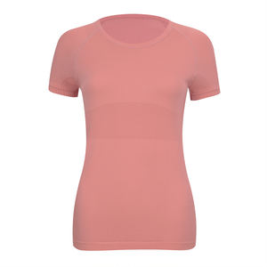 2025 séchage rapide respirant Logo personnalisé vêtements Yoga T-Shirt vente en gros commande en gros Yoga vêtements pour la course Fitness femmes ensemble - Product Image 5