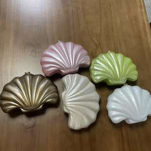 Bolso bandolera de moda para mujer, bolso de mano con cadena para el hombro, Concha acrílica para fiesta nocturna - Product Image 4