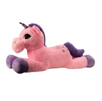 Peluche géante de 90 cm pour enfant, jouet de dinosaure doux, licorne et panda