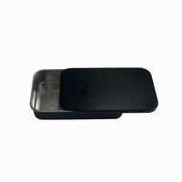 Boîte de rangement en métal carrée élégante avec couvercle, design personnalisé, pour maquillage à domicile – Offre spéciale
