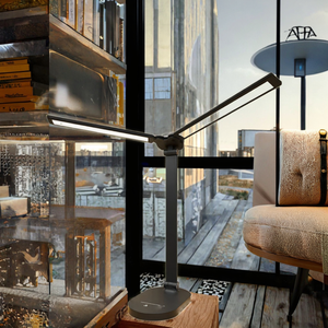 2025 mới bàn đèn điều khiển cảm ứng với chủ bút có thể điều chỉnh đôi <span class=keywords><strong>LED</strong></span> đầu USB bảng đèn tay cử chỉ cảm biến ánh sáng ban đêm - Product Image 6