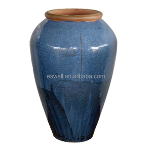 Pots à <span class=keywords><strong>plantes</strong></span> émaillés, pots à <span class=keywords><strong>fleurs</strong></span> durables <span class=keywords><strong>et</strong></span> bien construits, pots en céramique <span class=keywords><strong>de</strong></span> deux tailles pour <span class=keywords><strong>plantes</strong></span> vertes d'extérieur - Product Image 5
