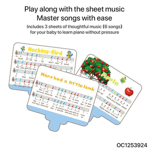 Jouet musical multifonctionnel 2 en 1 pour bébé : Xylophone et <span class=keywords><strong>piano</strong></span>, support musical, jeu <span class=keywords><strong>de</strong></span> percussion pour la coordination œil-main - Product Image 5