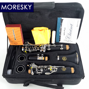 Clarinette MORESKY 18 clés, tonalité Do, corps en caoutchouc dur E202 - Product Image 1