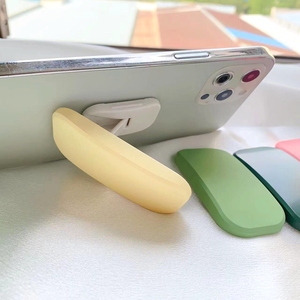 New Arrival màu rắn griptok di động Phụ kiện PC có thể gập lại điện thoại di động đứng chủ với lười biếng bàn & trượt Grip ổ cắm - Product Image 2